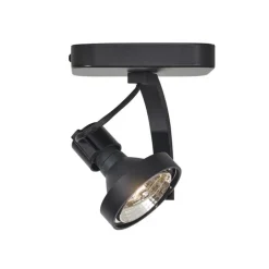QAZQA Wandstrahler|Deckenstrahler*Design Deckenstrahler schwarz GU10 70mm dreh- und schwenkbar - Vo