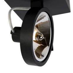 QAZQA Wandstrahler|Deckenstrahler*Design Deckenstrahler Schwarz Verstellbar - Go