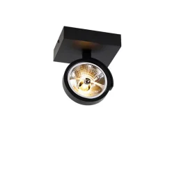 QAZQA Wandstrahler|Deckenstrahler*Design Deckenstrahler Schwarz Verstellbar - Go