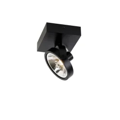 QAZQA Wandstrahler|Deckenstrahler*Design Deckenstrahler Schwarz Verstellbar - Go