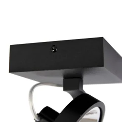 QAZQA Wandstrahler|Deckenstrahler*Design Deckenstrahler Schwarz Verstellbar - Go