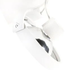 QAZQA Wandstrahler|Deckenstrahler*Design Deckenstrahler Weiß Dreh- und Kippbar - Go