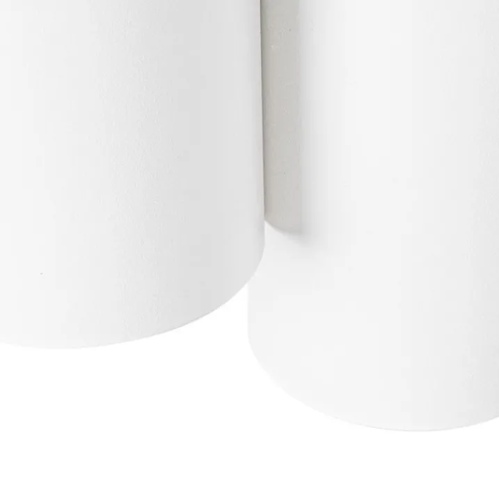 QAZQA Deckenstrahler|Aufbaustrahler*Design Deckenstrahler weiß verstellbar GU10 50mm - Michael