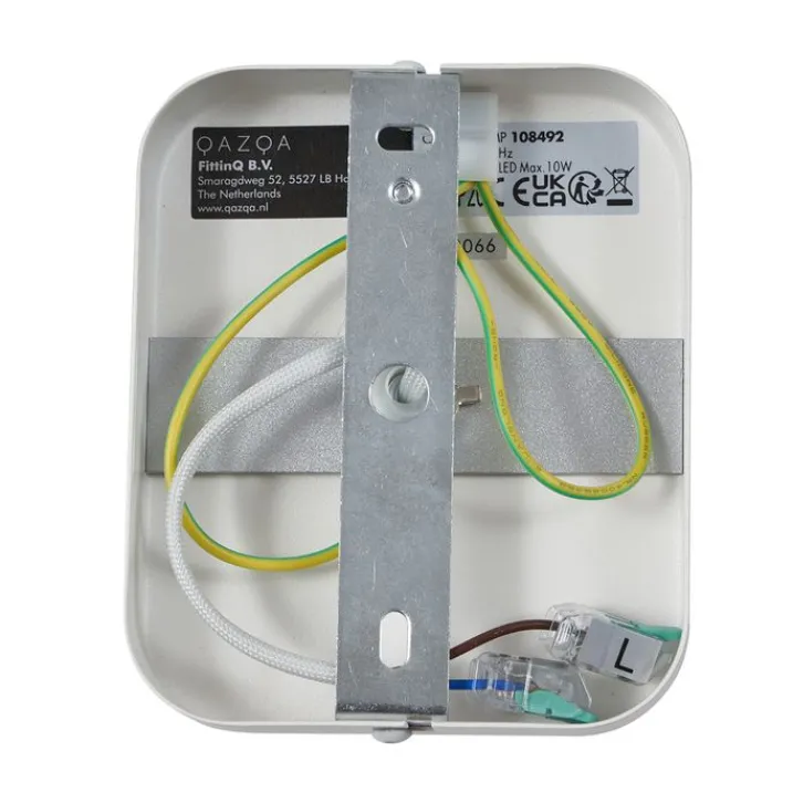 QAZQA Wandstrahler|Deckenstrahler*Design Deckenstrahler Weiß GU10 70mm dreh- und schwenkbar - Vo