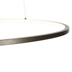 QAZQA Led-Pendelleuchten|Pendelleuchten*Design Hängelampe Bronze 72 cm inkl. LED 3-stufig dimmbar - Rowan
