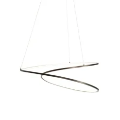 QAZQA Led-Pendelleuchten|Pendelleuchten*Design Hängelampe Bronze 72 cm inkl. LED 3-stufig dimmbar - Rowan