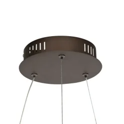 QAZQA Led-Pendelleuchten|Pendelleuchten*Design Hängelampe Bronze 72 cm inkl. LED 3-stufig dimmbar - Rowan