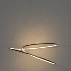 QAZQA Led-Pendelleuchten|Pendelleuchten*Design Hängelampe Bronze 72 cm inkl. LED 3-stufig dimmbar - Rowan