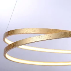 Paul Neuhaus Led-Pendelleuchten|Pendelleuchten*Design Hängelampe Gold 72 cm inkl. LED dimmbar - Rowan