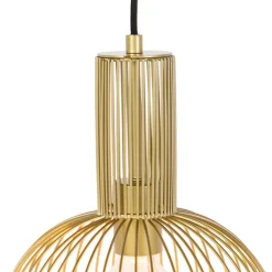 QAZQA Pendelleuchten|Wohnzimmerlampen*Design Hängelampe gold - Schneebesen