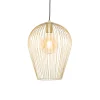 QAZQA Pendelleuchten|Wohnzimmerlampen*Design Hängelampe Gold - Wire Ario
