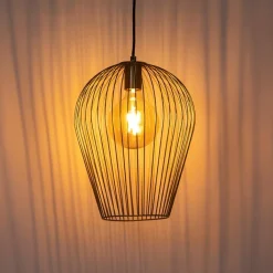 QAZQA Pendelleuchten|Wohnzimmerlampen*Design Hängelampe Gold - Wire Ario