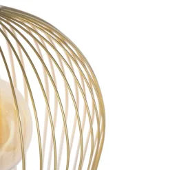QAZQA Pendelleuchten|Wohnzimmerlampen*Design Hängelampe Gold - Wire Ario