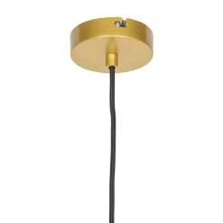 QAZQA Pendelleuchten|Wohnzimmerlampen*Design Hängelampe gold - Wire Bake