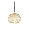 QAZQA Pendelleuchten|Wohnzimmerlampen*Design Hängelampe Gold - Wire Dough