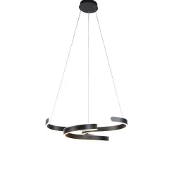 Trio Leuchten Led-Pendelleuchten|Pendelleuchten*Design Hängelampe grau inkl. LED 3-stufig dimmbar - Frank