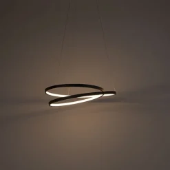 Paul Neuhaus Led-Pendelleuchten|Pendelleuchten*Design Hängelampe schwarz 55cm inkl. LED dimmbar - Rowan