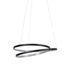 Paul Neuhaus Led-Pendelleuchten|Pendelleuchten*Design Hängelampe schwarz 55cm inkl. LED dimmbar - Rowan