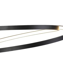 Paul Neuhaus Led-Pendelleuchten|Pendelleuchten*Design Hängelampe schwarz 55cm inkl. LED dimmbar - Rowan