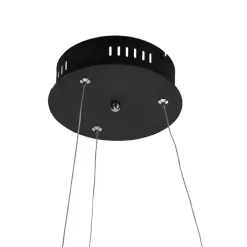 Paul Neuhaus Led-Pendelleuchten|Pendelleuchten*Design Hängelampe schwarz 55cm inkl. LED dimmbar - Rowan