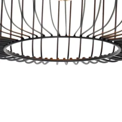 QAZQA Pendelleuchten|Wohnzimmerlampen*Design Hängelampe schwarz - Baya