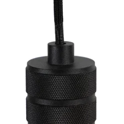 QAZQA Leuchten Ohne Schirm|Pendelleuchten*Design Hängelampe schwarz 5-flammig - Cavalux