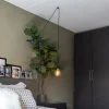 QAZQA Schlafzimmerlampen|Esszimmerlampen*Design Hängelampe schwarz 1-Licht mit Stecker - Cavalux