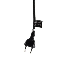 QAZQA Schlafzimmerlampen|Esszimmerlampen*Design Hängelampe schwarz 1-Licht mit Stecker - Cavalux