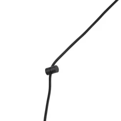 QAZQA Schlafzimmerlampen|Esszimmerlampen*Design Hängelampe schwarz 1-Licht mit Stecker - Cavalux