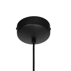 QAZQA Schlafzimmerlampen|Küchenlampen*Design Hängelampe schwarz inkl. LED 3-stufig dimmbar - Pauline