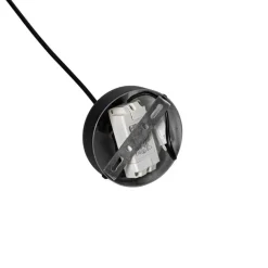 QAZQA Schlafzimmerlampen|Küchenlampen*Design Hängelampe schwarz inkl. LED 3-stufig dimmbar - Pauline