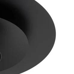 QAZQA Schlafzimmerlampen|Küchenlampen*Design Hängelampe schwarz inkl. LED 3-stufig dimmbar - Pauline