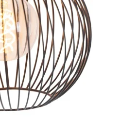 QAZQA Pendelleuchten|Wohnzimmerlampen*Design Hängelampe schwarz - Schneebesen