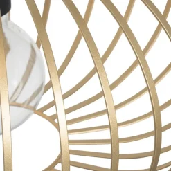 QAZQA Pendelleuchten|Wohnzimmerlampen*Design Hängeleuchte Messing 39cm - Johanna