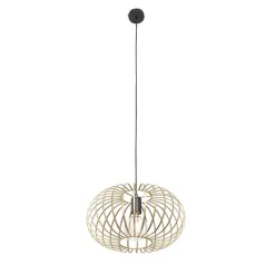 QAZQA Pendelleuchten|Wohnzimmerlampen*Design Hängeleuchte Messing 39cm - Johanna