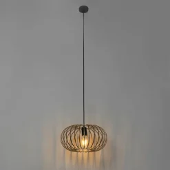 QAZQA Pendelleuchten|Wohnzimmerlampen*Design Hängeleuchte Messing 39cm - Johanna