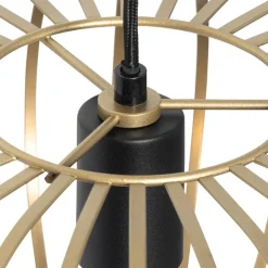 QAZQA Pendelleuchten|Wohnzimmerlampen*Design Hängeleuchte Messing 39cm - Johanna