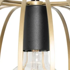 QAZQA Pendelleuchten|Wohnzimmerlampen*Design Hängeleuchte Messing 39cm - Johanna