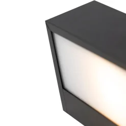 QAZQA Schlafzimmerlampen|Esszimmerlampen*Design längliche Wandleuchte schwarz 60 cm - Houx