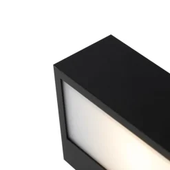 QAZQA Wohnzimmerlampen|Wandleuchten*Design längliche Wandleuchte schwarz 25cm - Houx