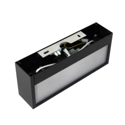 QAZQA Wohnzimmerlampen|Wandleuchten*Design längliche Wandleuchte schwarz 25cm - Houx