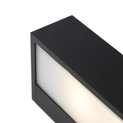 QAZQA Wandleuchten|Wohnzimmerlampen*Design längliche Wandleuchte schwarz 35 cm - Houx