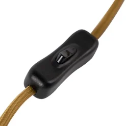 QAZQA Tischlampen|Wohnzimmerlampen*Design Messing mit Rauchglas Tischlampe - Bliss Cute