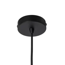 QAZQA Gartenbeleuchtung|Pendelleuchten*Design Pendelleuchte schwarz mit Opal IP44 - Angela