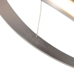 QAZQA Led-Pendelleuchten|Pendelleuchten*Design Pendelleuchte Stahl dimmbar inkl. LED - Viola Due