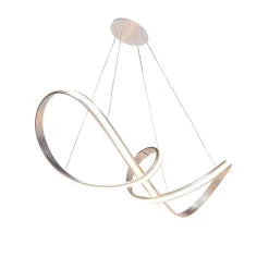 QAZQA Led-Pendelleuchten|Pendelleuchten*Design Pendelleuchte Stahl dimmbar inkl. LED - Viola Due