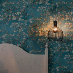 QAZQA Pendelleuchten|Wohnzimmerlampen*Design runde Hängelampe schwarz 30 cm - Wire Dos