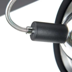 QAZQA Deckenstrahler|Aufbaustrahler*Design Spot schwarz 4-flammig verstellbar - Nox