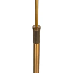 QAZQA Schlafzimmerlampen|Esszimmerlampen*Design Stehleuchte Bronze inkl. LED mit Touch Dimmer - Notia