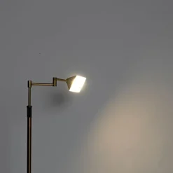 QAZQA Schlafzimmerlampen|Esszimmerlampen*Design Stehleuchte Bronze inkl. LED mit Touch Dimmer - Notia